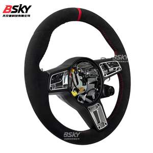 Adaptateur de volant en daim <span class=keywords><strong>SC</strong></span> pour <span class=keywords><strong>Porsche</strong></span>, compatible avec les modèles 718, 991, <span class=keywords><strong>911</strong></span>, 992, Panamera, Cayenne, Cayman, vente directe d'usine. - Product Image 2