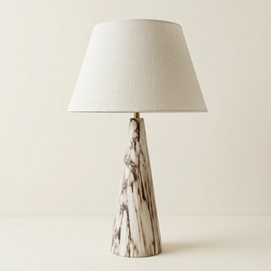 Attractive Design <b>Table</b> Lamp in Marble With White Fabric Decorative Elegant Lighting for Home Hotel Bedroom <b>Side</b> <b>Table</b> Use - Product Image 5
