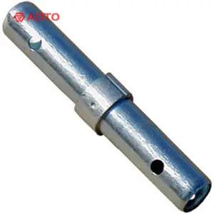 Acoplador de pin de junta de andamio galvanizado, abrazadera única, estándar británico, M, 48,3mm, en venta