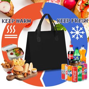 Sac de <span class=keywords><strong>livraison</strong></span> de nourriture rapide personnalisé en aluminium jetable, isolé thermiquement, pour la <span class=keywords><strong>livraison</strong></span> de nourriture chaude et froide, de boissons - Product Image 2