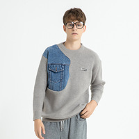 2022 automne hiver femmes Cardigan tricoté chaud pull Jeans poche mode tricot Cardigan manteau dame pull lâche