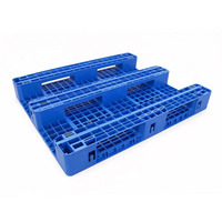 Palette en plastique empilable, palette en plastique robuste pour usage industriel, palette en plastique HDPE de grande taille pour entrepôt