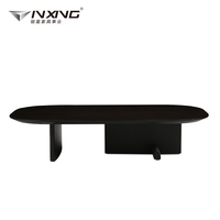 Meilleur prix Table basse moderne en bois durable avec placage fumé pour le salon