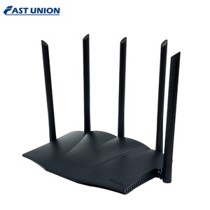 Routeur Wi-Fi 6 (802.11ax) Gigabit double bande 2,4 G et 5 G multi-langues Tenda RX12 Pro V2.0 AX3000 avec 5 antennes externes 6 dBi - Product Image 1