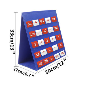 Tableau magnétique de table pliable effaçable à sec, petit tableau de poche, outil pédagogique pour l'éducation des enfants - Product Image 3