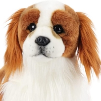 Peluche chien berger personnalisée, fabrication directe d'usine 2025, jouet en peluche doux, maille super douce, peluche anti-stress, rembourrage en coton PP