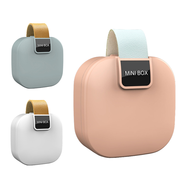 Models Portable Multifunctional Plastic Storage Box Outdoor Data Cable Charger Mini Storage Box for Bluetooth Headset