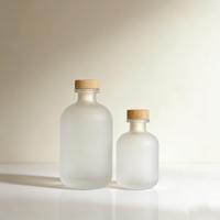 Diffuseur d'arômes de luxe en verre dépoli mat avec bouchon, en stock, pour parfumer les meubles