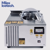 Miles Nsf Goedgekeurd 1 Tub Karnen Gelato-Ijs Machine Volautomatisch Maken Vers Fruit Notenijs Nsf Ce Goedgekeurd