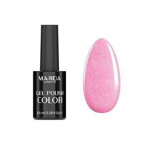 Majida Gel Polish Color 8.5 Ml Pink Glitter UV <b>Nail</b> Polish - Product Image 1