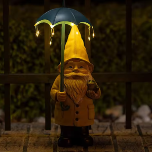 Wholesale Custom Resin Led Light Funny <strong>Large</strong> Cheap Outdoor Decor Solar <strong>Garden</strong> Ornaments <strong>Gnomes</strong> Dwarfs Statue - Product Image 5