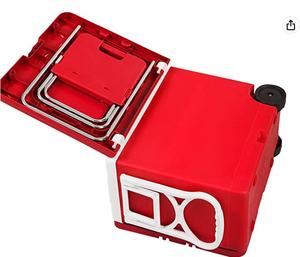 Hộp Làm Mát Dã Ngoại Ngoài Trời Có Thể Gấp Gọn 28L Hộp Làm Mát Đá Có Bánh Xe Di Động Có Ghế Đẩu Để Bàn Bàn Cắm Trại - Product Image 4