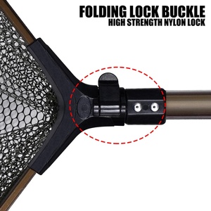 NOUVEAU Grand filet de pêche rétractable de 130 cm avec revêtement en alliage d'aluminium - Product Image 4