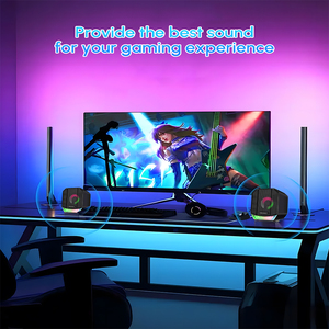 Altavoces de Escritorio WESDAR de 5W con Alimentación USB, Luces RGB, <span class=keywords><strong>Sonido</strong></span> HIFI para Gamers, PC, 2.5 Pulgadas, Rango Completo, 2.0 Canales, IPX4 Impermeables - Product Image 2