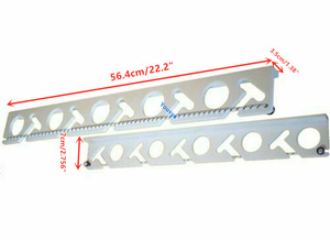 Yousya nouveau Design ABS <span class=keywords><strong>canne</strong></span> à pêche support de stockage monté pôle support 10 tiges organisateur tige reste gardien Garage mur plafond - Product Image 2