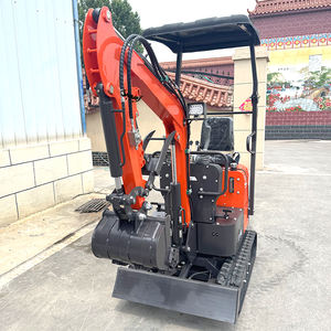 Mini-excavatrice sur chenilles Koop, moteur diesel hydraulique de 1,2 tonne avec boîte de vitesses et accessoires de transmission - Product Image 4