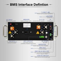BMS haute tension GCE 480V + - 240V (HV BMS) Lifepo4 BMS 150S 250A avec borne centrale pour batterie lithium UPS