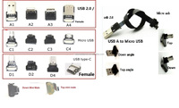 Cable FFC USB 3.1 Tipo-C FPV Plano, Delgado y Flexible, Micro USB de 90 Grados a USB para Gimbal de Mano sin Escobillas FPV