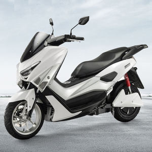 Motocicleta Eléctrica Blanca con Diseño Elegante, Asiento Cómodo, Motor Eléctrico de 2000W para Desplazamientos Urbanos - Product Image 2