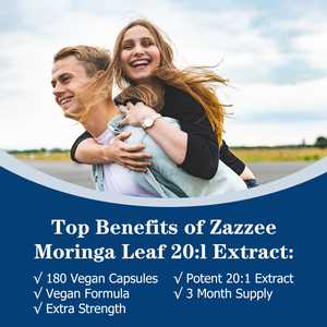 OEM ODM NFA Moringa Leaf Capsules 180 Capsules/Bottle Antioxidant Function Supports Digestion Boosts Immune System for Adults - Product Image 6