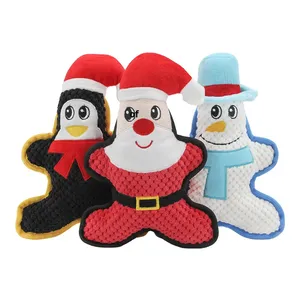 Série de Noël Jouet en peluche écologique <span class=keywords><strong>pour</strong></span> <span class=keywords><strong>chien</strong></span> Ananas Velours Résistant aux morsures avec son Bb Barking - Product Image 2