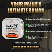 Autoquize Ultimate Paint Armor, Cera Dura para Autos con Nanotecnología, Resistente a Arañazos y Lluvia Ácida, Cera y Sellador para Autos, 200g