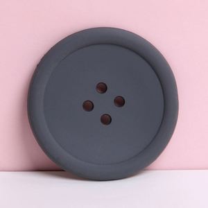 Perfect Soft Coaster Fits Any Size Drinking Glasses Round <b>Silicone</b> Coasters for Drinks - Product Image 4