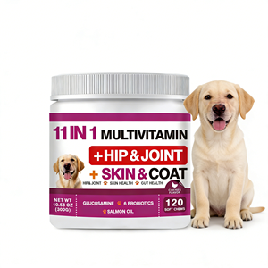 OEM/ODM 11 en 1, Golosinas Masticables Multivitamínicas para Perros y Gatos, Apoyo Inmunológico con Alto Contenido de Proteínas, Snacks de Entrenamiento de Rápida Absorción - Product Image 1