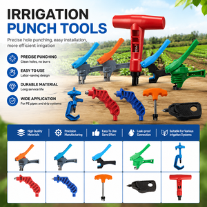 Système d'irrigation agricole personnalisé, tuyaux en PE, outil manuel en plastique de type G T avec poignée perforante - Product Image 1