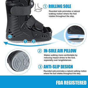 Soporte Ortopédico para Tobillo y Pie, Férula, Botín Ortopédico con Cámara de Aire para Recuperación de Cirugía de Aquiles - Product Image 5