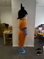 Costume de mascotte Son Goku, personnage de dessin animé, cosplay pour adultes, jouets amusants
