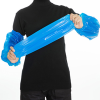 Manchons jetables en PE imperméables, résistants à l'huile et à la poussière pour la protection des bras au quotidien et la sécurité au travail