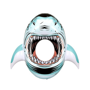 <b>Inflatable</b> Shark <b>Float</b> 145x145cm Eco Friendly PVC Pool Toy For Adults And Kids Summer Water Fun Floating Ring - Product Image 2
