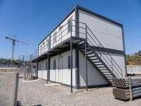 Maison conteneur extensible sur mesure 20 pieds 40 pieds, préfabriquée, modulaire, portable, prête à l'emploi