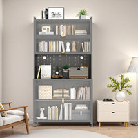 Armoire de cuisine moderne et compacte en métal avec 5 étagères spacieuses, imperméable et durable pour les petites cuisines et les appartements