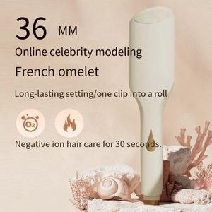 Rizador de Pelo Profesional de 32mm Tipo W para Ondas Profundas con Iones Negativos para Uso Femenino al por Mayor - Product Image 5