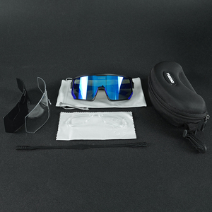 YUEDIO高品質TR90サイクリングサングラスZ87.1スポーツグラス（3種類のレンズ、度付きレンズ挿入可能） - Product Image 4