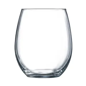 סיטונאי ליקר ביצים אדום יין זכוכית 470ml קריסטל יין זכוכית כוס מותאם אישית לוגו 16oz Stemless יין משקפיים
