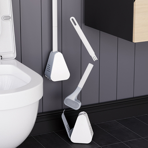 Brosse de toilette détachable Sanga personnalisée, nouvelle brosse de nettoyage ménager souple en silicone pour toilettes - Product Image 4