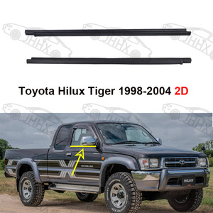 Guarnizione Esterna per Finestrini <span class=keywords><strong>Auto</strong></span> Toyota HILUX 1997-2004 2D, Striscia Sigillante per Vetri Portiere - Product Image 1
