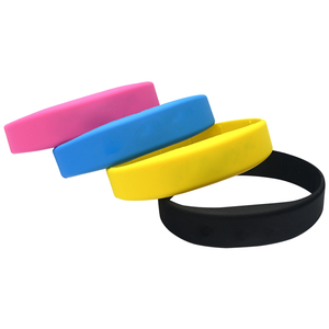 Có thể điều chỉnh 13.57MHz HF Silicone RFID dây đeo cổ tay không thấm nước cho phòng tập thể dục sử dụng RFID Vòng đeo tay rung tính năng - Product Image 1