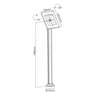 Kiosque antivol personnalisable pour tablette IPad/iPad Air/iPad Pro 9.7"