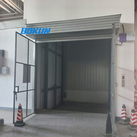 Monte-charge à rail de guidage pour le transport vertical de marchandises en usine et en parc industriel, intérieur/extérieur, fixe