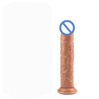 Vente en gros de gros lots de dildos en silicone cristallin personnalisés, réalistes, énormes, faux pénis en gelée pour femmes et hommes, tailles S, M, L, XL, XXL