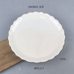 Modern Eco-Friendly Porcelain <strong>Ceramic</strong> Solid Pattern Glazed Stocked Dinner Plate <strong>Platter</strong> Dessert Serving Dishes Wedding Event - Product Image 2