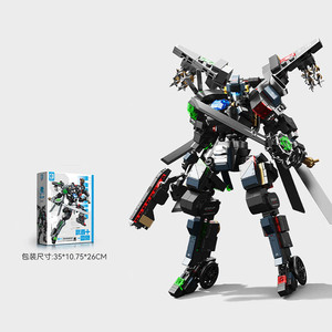 Blocs de construction Sembo Robots Mecha en micro-particules, briques de puzzle science-fiction pour cadeaux et collectionneurs, jouet de construction - Product Image 3
