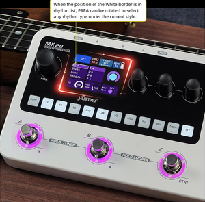 Pédale d'effets tout-en-un Yuimer MK-20 en lot mixte, pédale combinée multifonctionnelle pour guitare et basse, vente en gros directe usine - Product Image 5
