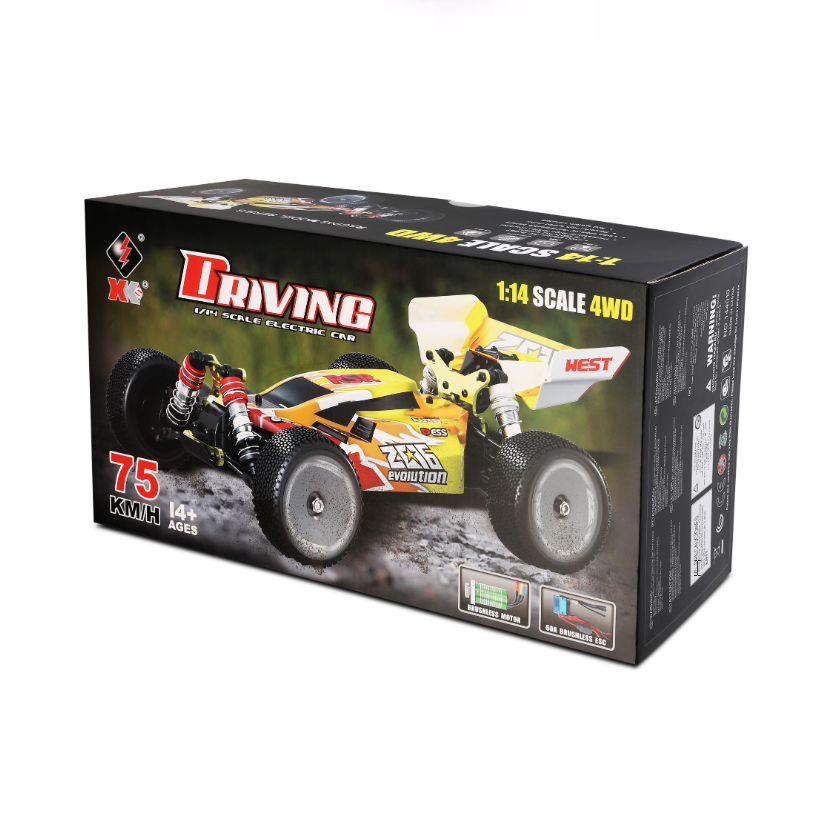 Wltoys 144010 High-Speed RC Car - 1:14 Scale Brushless Motor 4WD