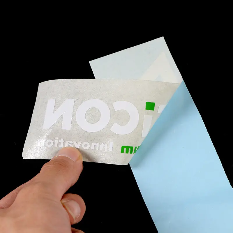 MOQ صغير تصميم شعار مخصص ملصق فينيل للسيارة المصد مقاوم للأشعة فوق البنفسجية لاصقات نافذة بالقطع المنتهي للاستخدام الخارجي