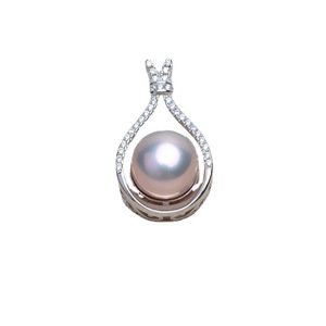 S925 Silver Pendant with 4mm Bottom Holder DIY Pearl 11-12mm Accessories 11-12mm Semi-Finished Product with <b>Concealer</b> Pendant - Product Image 5
